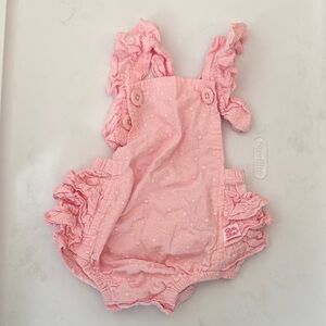 Pink Ruffle Butts Baby Romper